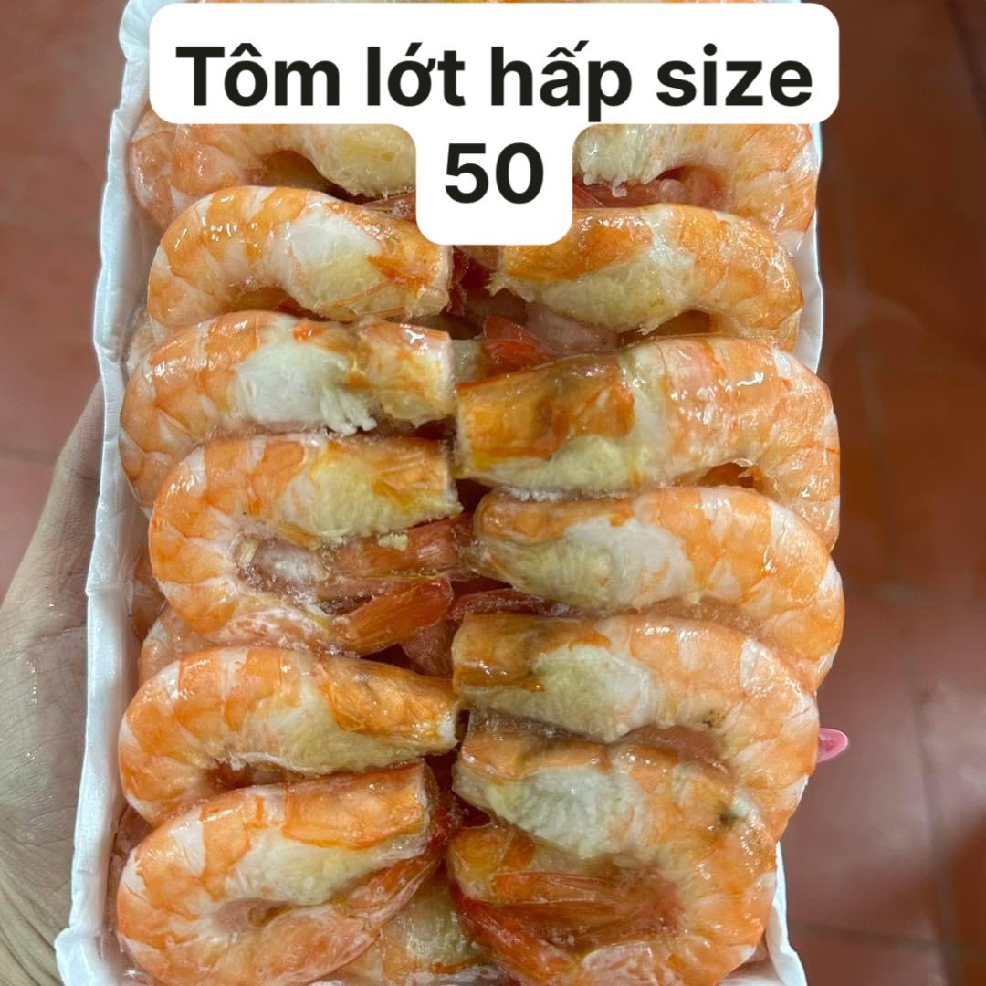 tôm lớt hấp (size 50)